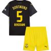 Köpa Billiga Barn Borussia Dortmund Bortatröja 2024/25 Ramy Bensebaini 5 Kortärmad (+ Korta byxor)