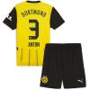 Köpa Billiga Barn Borussia Dortmund Hemmatröja 2024/25 Waldemar Anton 3 Kortärmad (+ Korta byxor)