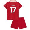 Köpa Billiga Barn Liverpool Hemmatröja 2024/25 Curtis Jones 17 Kortärmad (+ Korta byxor)