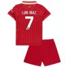 Köpa Billiga Barn Liverpool Hemmatröja 2024/25 Luis Díaz 7 Kortärmad (+ Korta byxor)