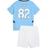 Köpa Billiga Barn Manchester City Hemmatröja 2024/25 Rico Lewis 82 Kortärmad (+ Korta byxor)