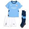 Köpa Billiga Barn Manchester City Hemmatröja 2024/25 Rico Lewis 82 Kortärmad (+ Korta byxor)-1