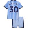 Köpa Billiga Barn Tottenham Hotspur Bortatröja 2024/25 Rodrigo Bentancur 30 Kortärmad (+ Korta byxor)
