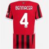 Köpa Billiga Dam AC Milan Hemmatröja 2024/25 Ismael Bennacer 4 Kortärmad