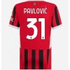 Köpa Billiga Dam AC Milan Hemmatröja 2024/25 Strahinja Pavlovic 31 Kortärmad