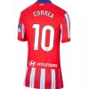 Köpa Billiga Dam Atlético Madrid Hemmatröja 2024/25 Angel Correa 10 Kortärmad