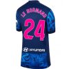 Köpa Billiga Dam Atlético Madrid Tredjetröja 2024/25 Robin Le Normand 24 Kortärmad