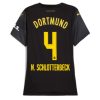 Köpa Billiga Dam Borussia Dortmund Bortatröja 2024/25 Nico Schlotterbeck 4 Kortärmad