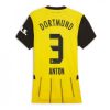 Köpa Billiga Dam Borussia Dortmund Hemmatröja 2024/25 Waldemar Anton 3 Kortärmad