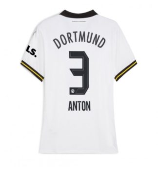 Köpa Billiga Dam Borussia Dortmund Tredjetröja 2024/25 Waldemar Anton 3 Kortärmad