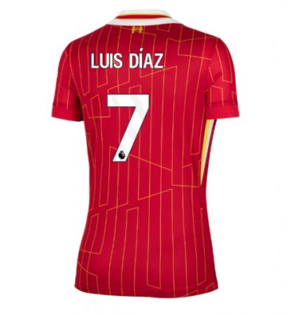 Köpa Billiga Dam Liverpool Hemmatröja 2024/25 Luis Díaz 7 Kortärmad