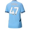 Köpa Billiga Dam Manchester City Hemmatröja 2024/25 Phil Foden 47 Kortärmad