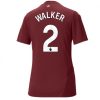 Köpa Billiga Dam Manchester City Tredjetröja 2024/25 Kyle Walker 2 Kortärmad