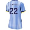 Köpa Billiga Dam Tottenham Hotspur Bortatröja 2024/25 Brennan Johnson 22 Kortärmad