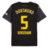 Köpa Billiga Herr Borussia Dortmund Bortatröja 2024/25 Ramy Bensebaini 5 Kortärmad