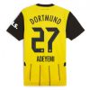 Köpa Billiga Herr Borussia Dortmund Hemmatröja 2024/25 Karim Adeyemi 27 Kortärmad