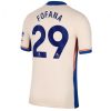 Köpa Billiga Herr Chelsea Bortatröja 2024/25 Wesley Fofana 29 Kortärmad