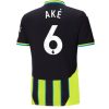 Köpa Billiga Herr Manchester City Bortatröja 2024/25 Nathan Ake 6 Kortärmad