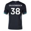 Köpa Billiga Liverpool Bortatröja 2024/25 Ryan Gravenberch 38 Kortärmad