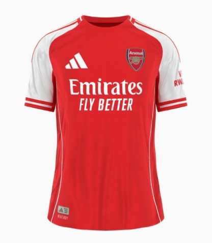 Arsenal Herr Hemmatröja 2025/26 Kortärmad Billig Fotbollströja
