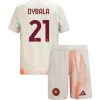 Köpa Billiga Barn AS Roma Bortatröja 2024/25 Paulo Dybala 21 Kortärmad (+ Korta byxor)