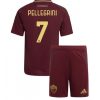 Köpa Billiga Barn AS Roma Hemmatröja 2024/25 Lorenzo Pellegrini 7 Kortärmad (+ Korta byxor)