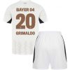 Köpa Billiga Barn Bayer 04 Leverkusen Bortatröja 2024/25 Alejandro Grimaldo 20 Kortärmad (+ Korta byxor)