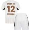 Köpa-Billiga-Barn-Bayer-04-Leverkusen-Hemmatröja-2024-25-Edmond-Tapsoba-12-Kortärmad-+-Korta-byxor