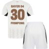 Köpa Billiga Barn Bayer 04 Leverkusen Bortatröja 2024/25 Jeremie Frimpong 30 Kortärmad (+ Korta byxor)