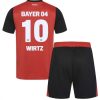 Köpa Billiga Barn Bayer 04 Leverkusen Hemmatröja 2024/25 Florian Wirtz 10 Kortärmad (+ Korta byxor)
