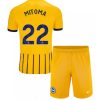 Köpa Billiga Barn Brighton & Hove Albion FC Bortatröja 2024/25 Kaoru Mitoma 22 Kortärmad (+ Korta byxor)