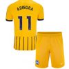 Köpa Billiga Barn Brighton & Hove Albion FC Bortatröja 2024/25 Simon Adingra 11 Kortärmad (+ Korta byxor)
