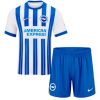 Köpa Billiga Barn Brighton & Hove Albion FC Hemmatröja 2024/25 Evan Ferguson 28 Kortärmad (+ Korta byxor)-1