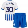 Köpa Billiga Barn Brighton & Hove Albion FC Hemmatröja 2024/25 Pervis Estupiñan 30 Kortärmad (+ Korta byxor)