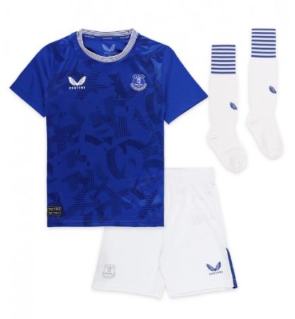 Köpa Billiga Barn Everton Hemmatröja 2024/25 Jesper Lindstrom 29 Kortärmad (+ Korta byxor)-1