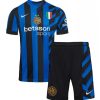 Köpa Billiga Barn Inter Milan Hemmatröja 2024/25 Lautaro Martinez 10 Kortärmad (+ Korta byxor)-1