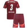 Köpa Billiga Barn RB Leipzig Bortatröja 2024/25 Lutsharel Geertruida 3 Kortärmad (+ Korta byxor)
