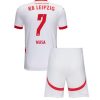 Köpa Billiga Barn RB Leipzig Hemmatröja 2024/25 Antonio Nusa 7 Kortärmad (+ Korta byxor)