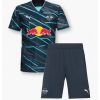 Köpa Billiga Barn RB Leipzig Tredjetröja 2024/25 Lois Openda 11 Kortärmad (+ Korta byxor)-1