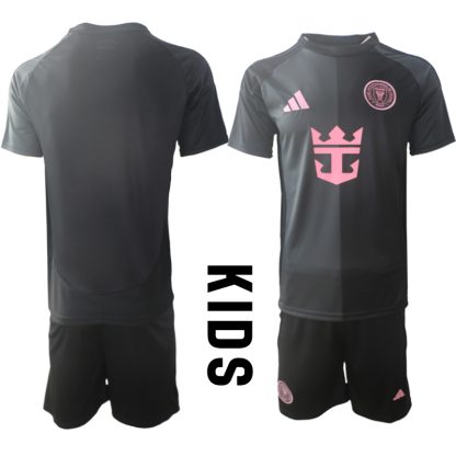 Köpa Fotbollströjor För Barn Inter Miami CF Bortatröja 2025/26 Fotbollssats Kortärmad (+ Shorts)