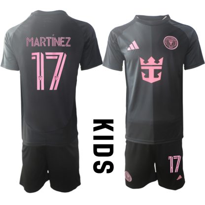 Köpa Fotbollströjor För Barn Inter Miami CF Bortatröja 2025/26 Josef Martínez 17 Fotbollssats Kortärmad (+ Shorts)