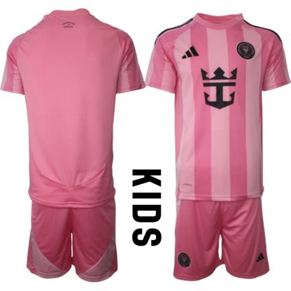 Köpa Fotbollströjor För Barn Inter Miami CF Hemmatröja 2025/26 Fotbollssats Kortärmad (+ Shorts)