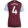 Köpa Fotbollströjor För Dam Aston Villa Hemmatröja 2024/25 Ezri Konsa 4 Kortärmad