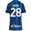 Köpa Fotbollströjor För Dam Inter Milan Hemmatröja 2024/25 Benjamin Pavard 28 Kortärmad