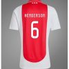 Köpa Fotbollströjor För Herr AFC Ajax Hemmatröja 2024/25 Jordan Henderson 6 Kortärmad