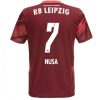 Köpa Fotbollströjor För Herr RB Leipzig Bortatröja 2024/25 Antonio Nusa 7 Kortärmad