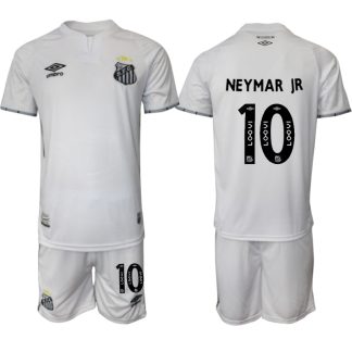 Köpa Fotbollströjor För Herr Santos FC Hemmatröja 2025/26 Neymar Jr 10 Kortärmad (+ Korta byxor)