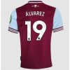 Köpa Fotbollströjor För Herr West Ham United Hemmatröja 2024/25 Edson Alvarez 19 Kortärmad