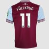 Köpa Fotbollströjor För Herr West Ham United Hemmatröja 2024/25 Niclas Fullkrug 11 Kortärmad