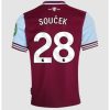 Köpa Fotbollströjor För Herr West Ham United Hemmatröja 2024/25 Tomas Soucek 28 Kortärmad